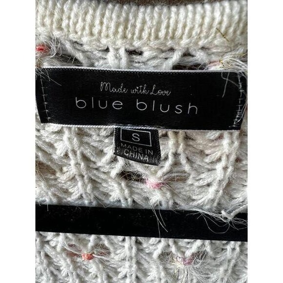 Blue blush fringe cardigan - Picture 3 of 5